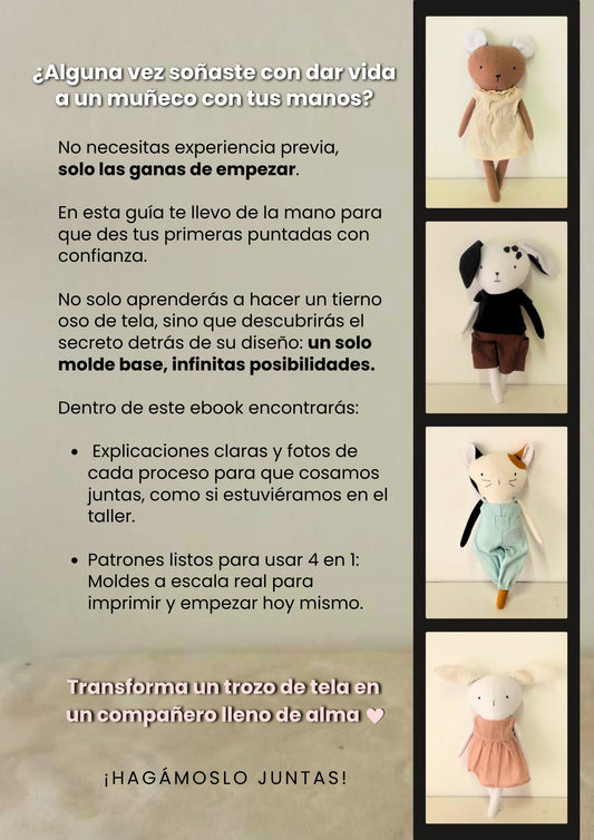 El Arte De Crear Ositos De Tela